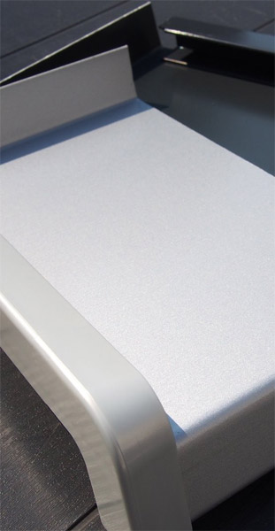 Parapet hliník 1,4: stříbrná, antracit