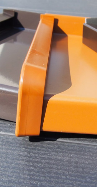 Parapety hliníkové 1,4: hnědá, 8003, bronz